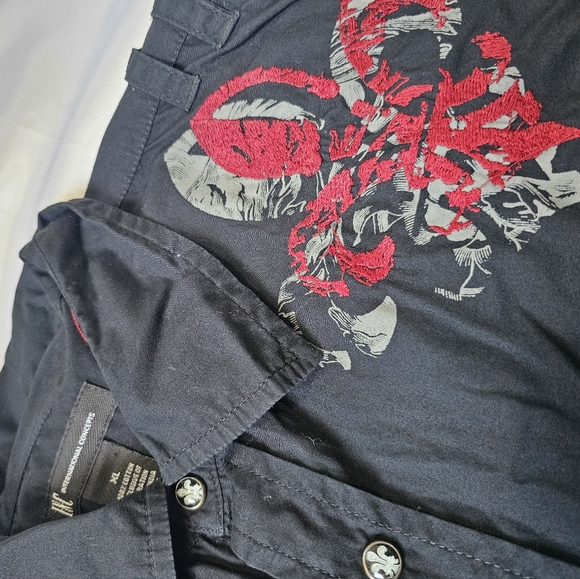 INC Men's Rockabilly Button Up 🖤 - Picture 5 of 6